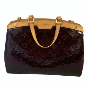 Louis Vuitton Brea Patent Leather Handbag